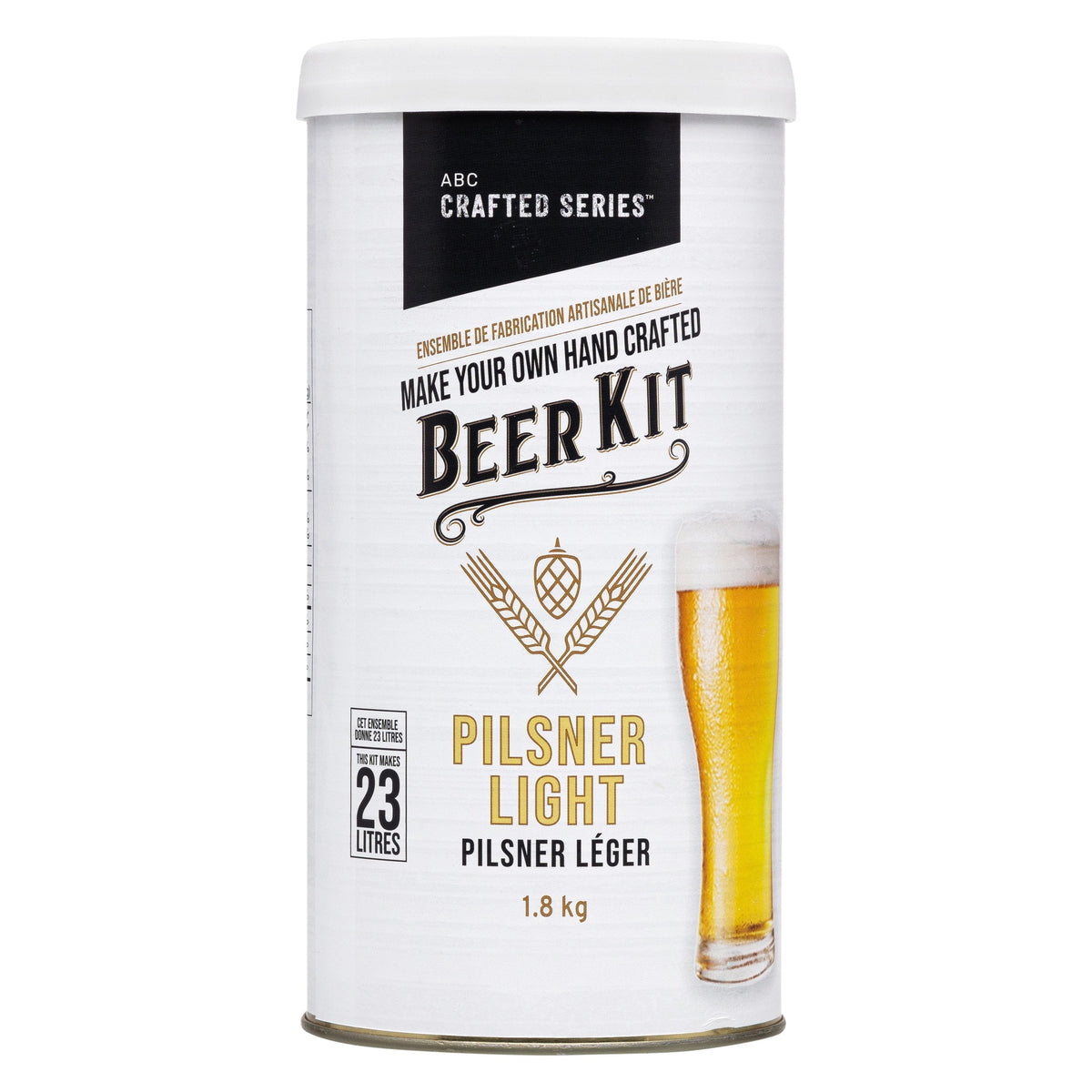 Crafted Series Pilsner Light Beer Making Kit (1.8 kg / 3.9 lb)