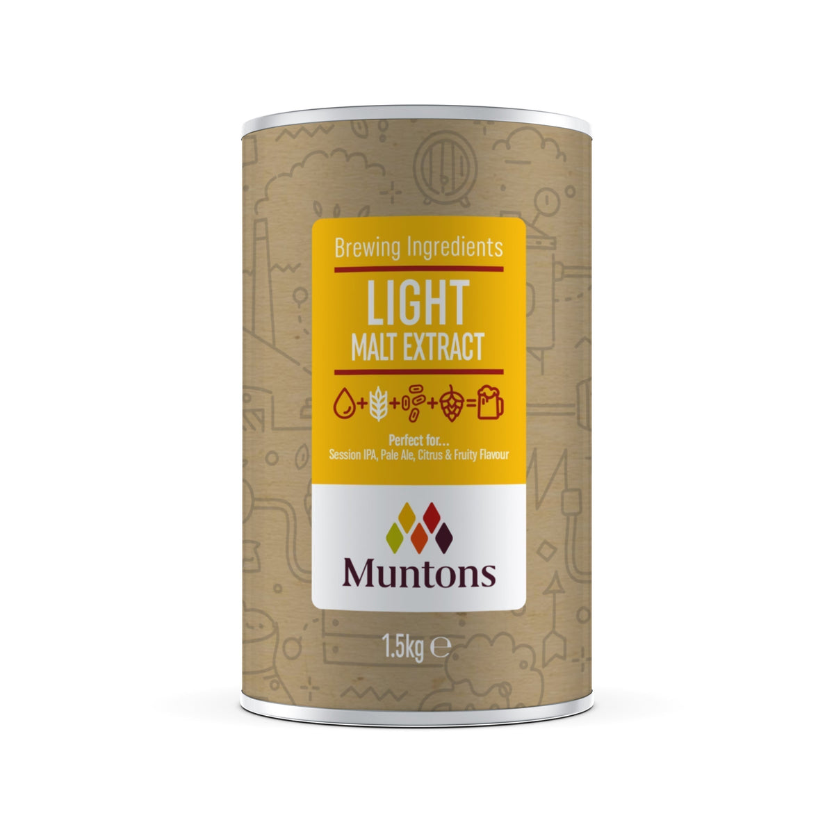Muntons Light Malt Extract (1.5 kg / 3.3 lb)