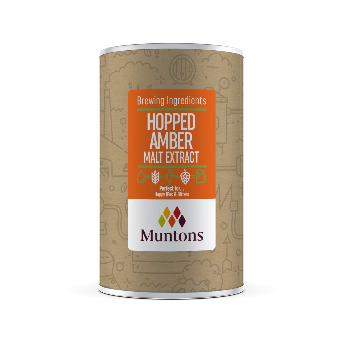 Muntons Hopped Amber Malt Extract (1.5 kg / 3.3 lb)