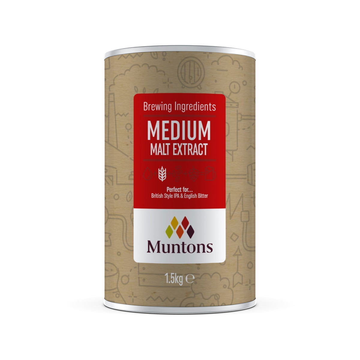 Muntons Medium Malt Extract (1.5 kg / 3.3 lb)