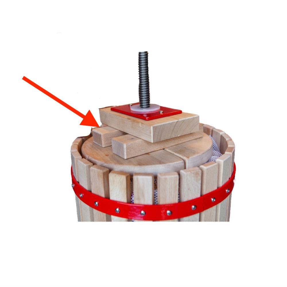 Grape Press Parts and Wood Blocks