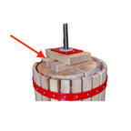 Grape Press Parts and Wood Blocks