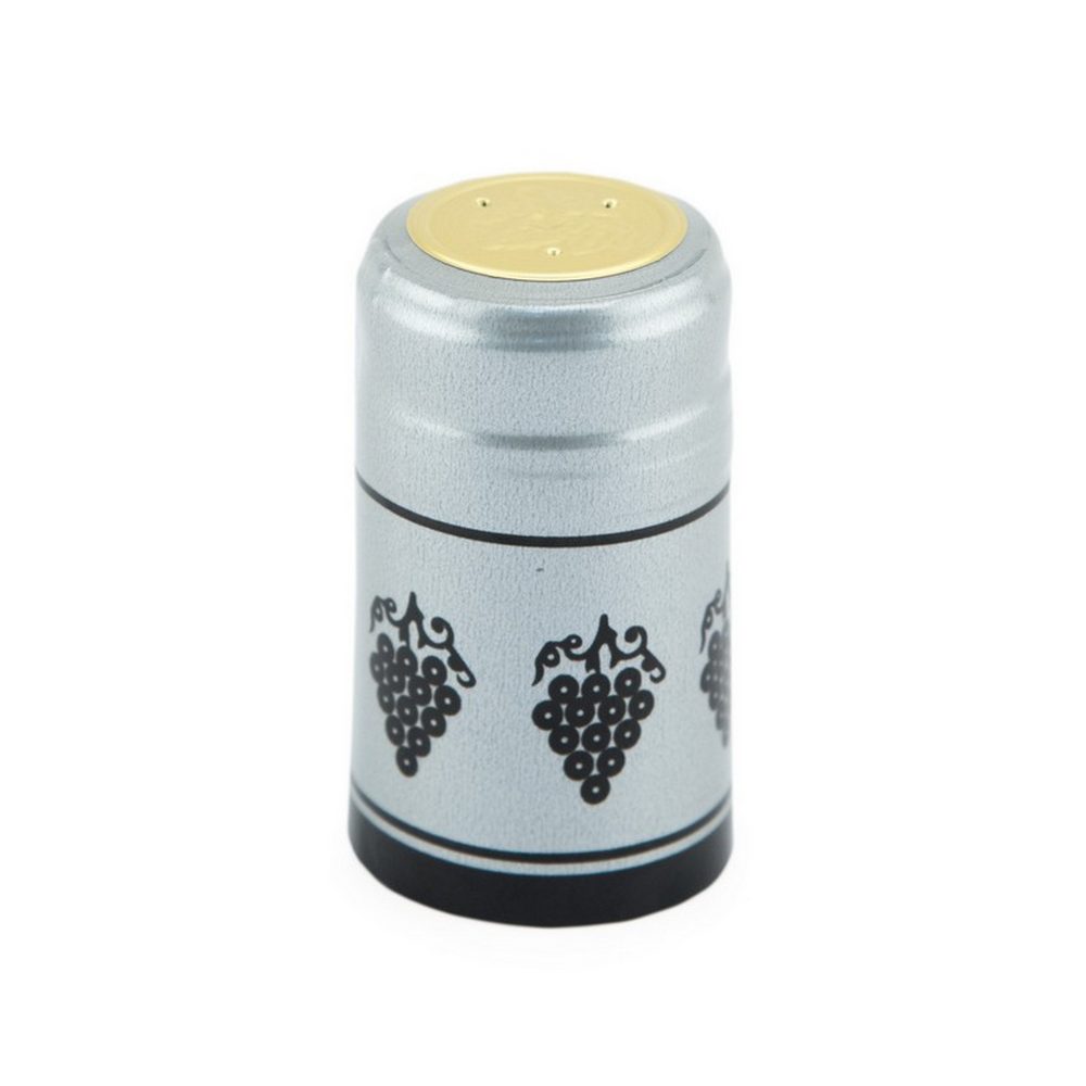Silver Shrink Caps Pack of 100