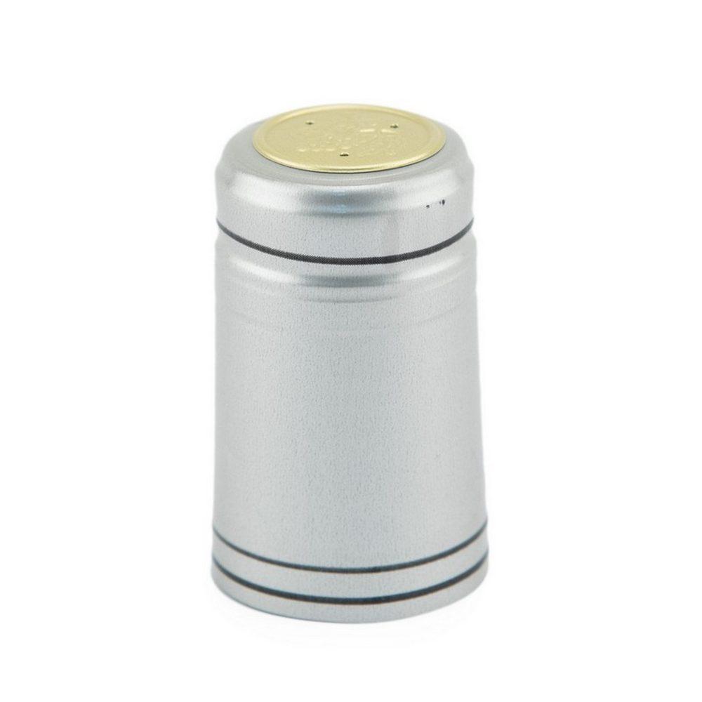 Silver Shrink Caps Pack of 100