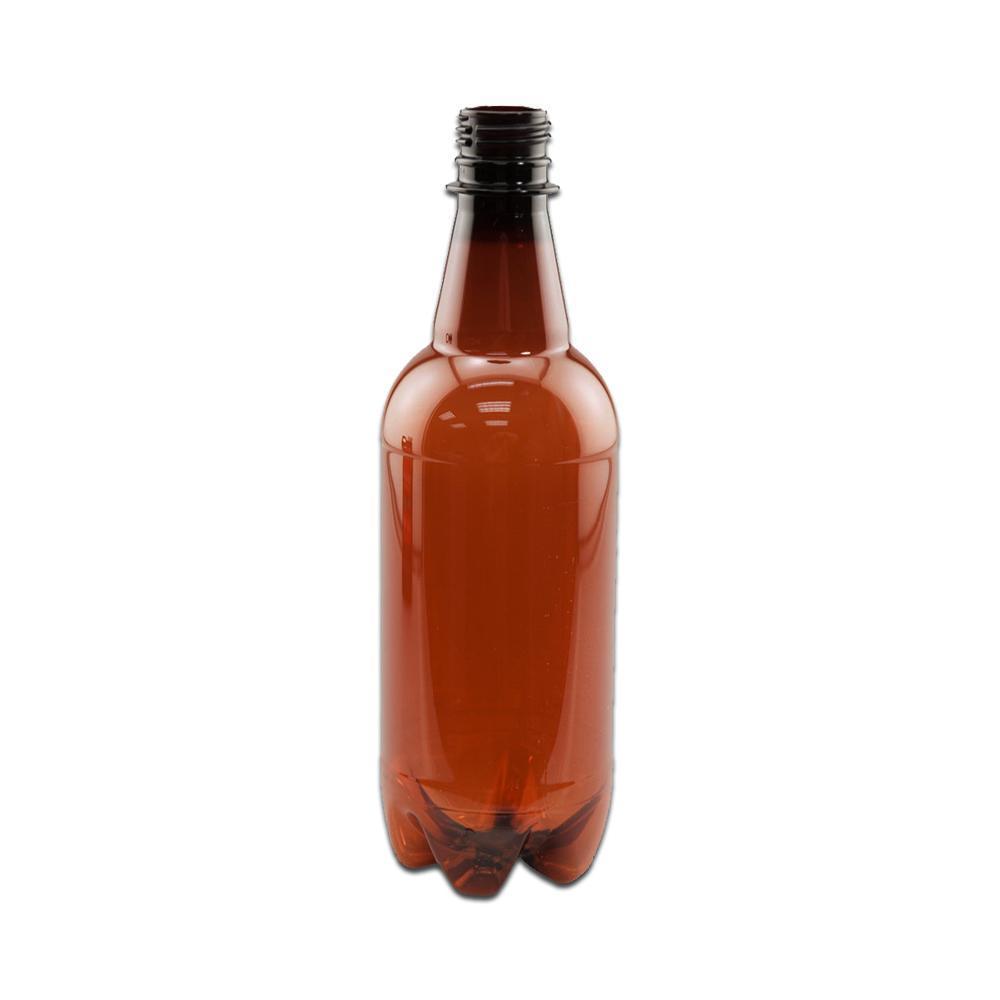 P.E.T Beer Bottles Clear and Amber 24 per Case (500 ml | 16.91 oz)