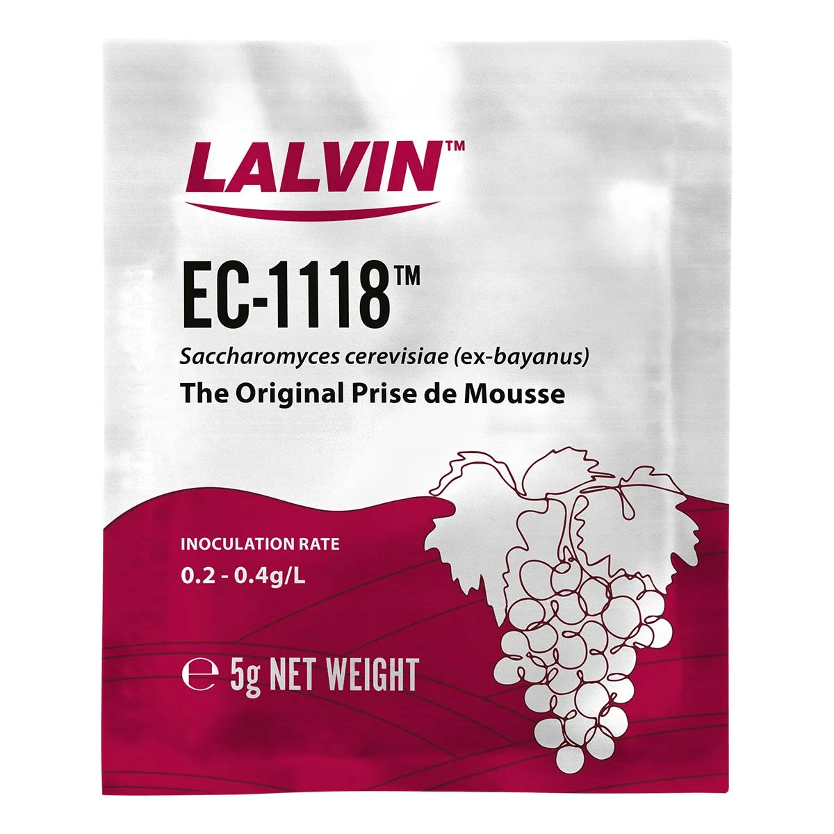 Lalvin Wine Yeast (5 g / 0.176 oz)