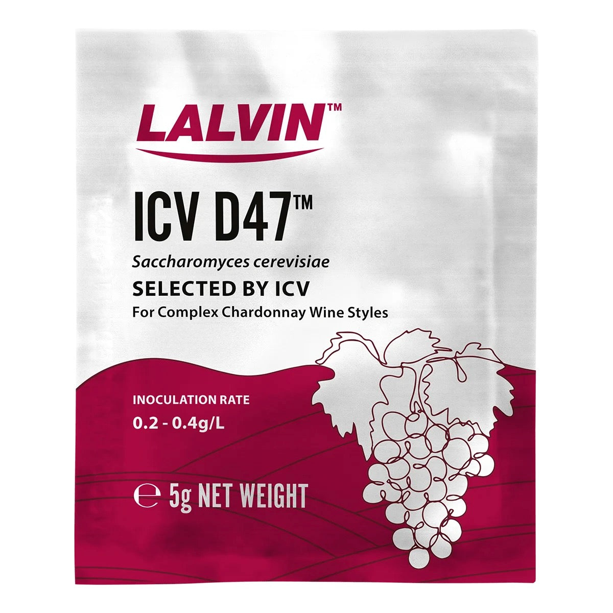 Lalvin Wine Yeast (5 g / 0.176 oz)