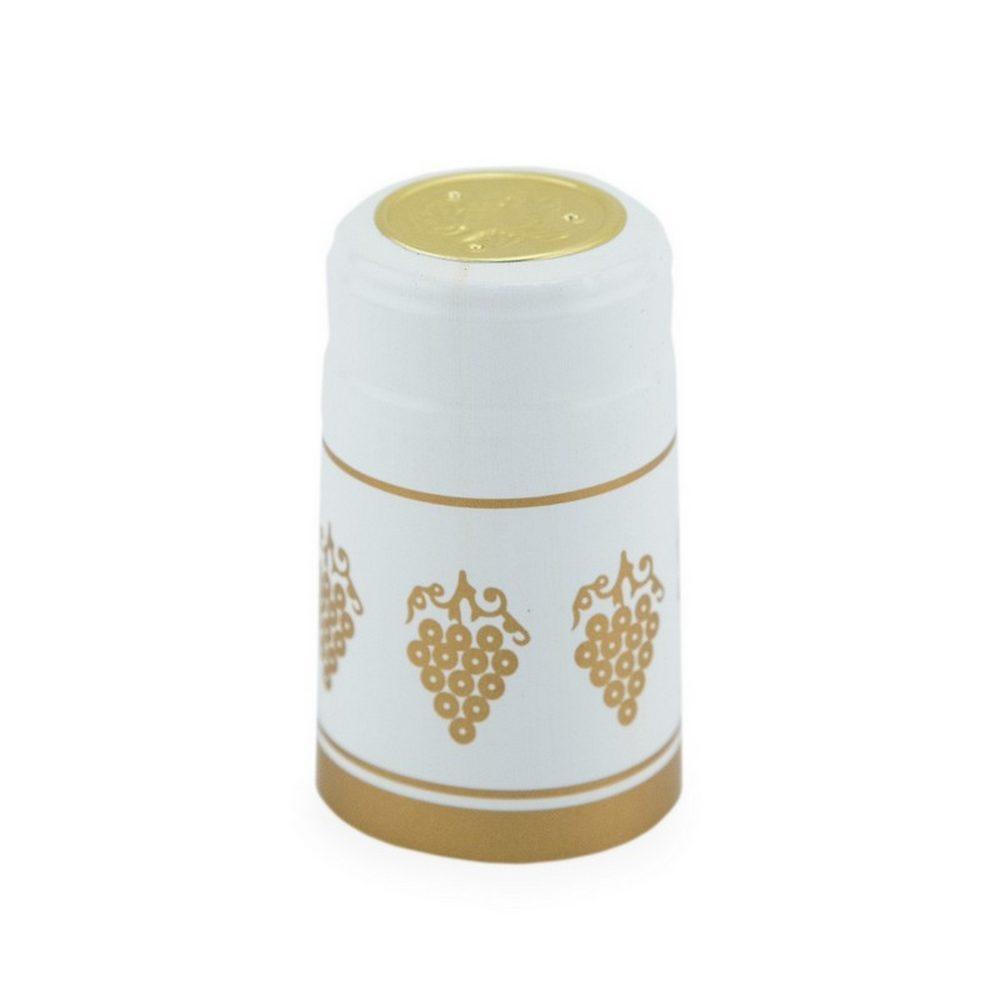 White Shrink Caps Pack of 100