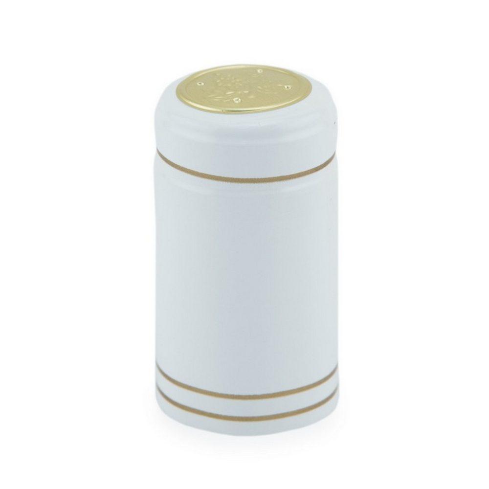 White Shrink Caps Pack of 100