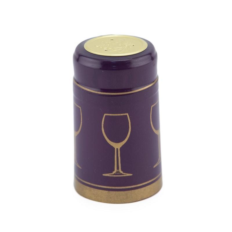 Purple Shrink Caps Pack of 100