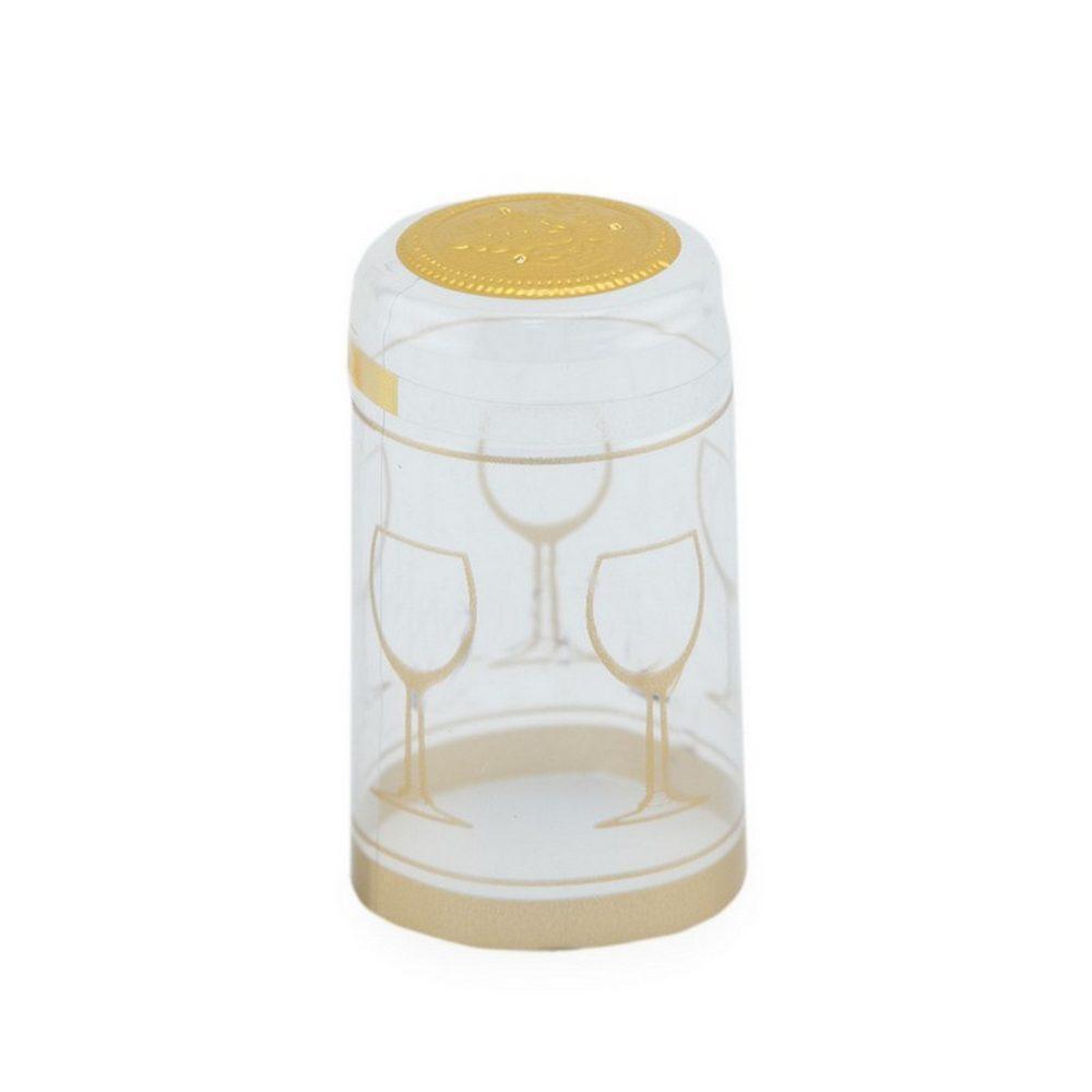 Transparent Shrink Caps Pack of 100