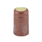Brown and Bronze Shrink Caps Pack of 100