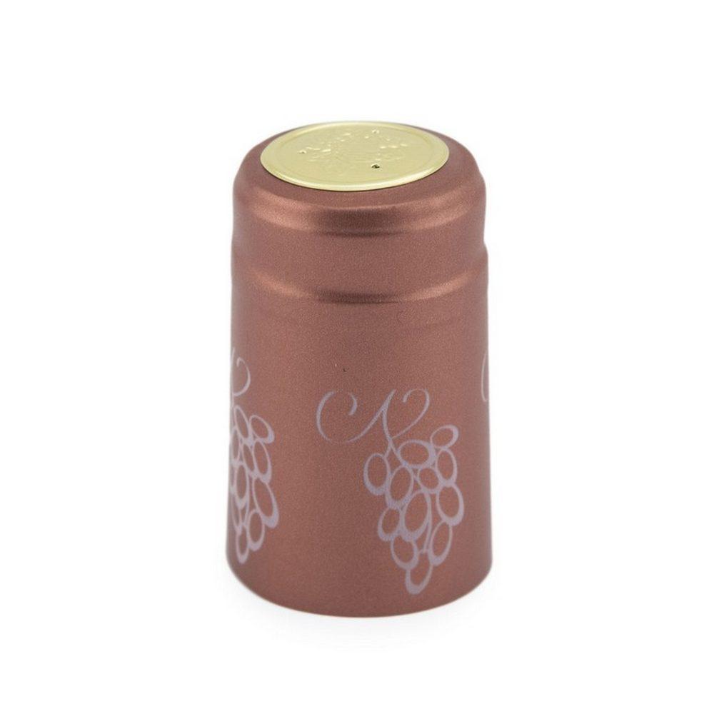 Brown and Bronze Shrink Caps Pack of 100