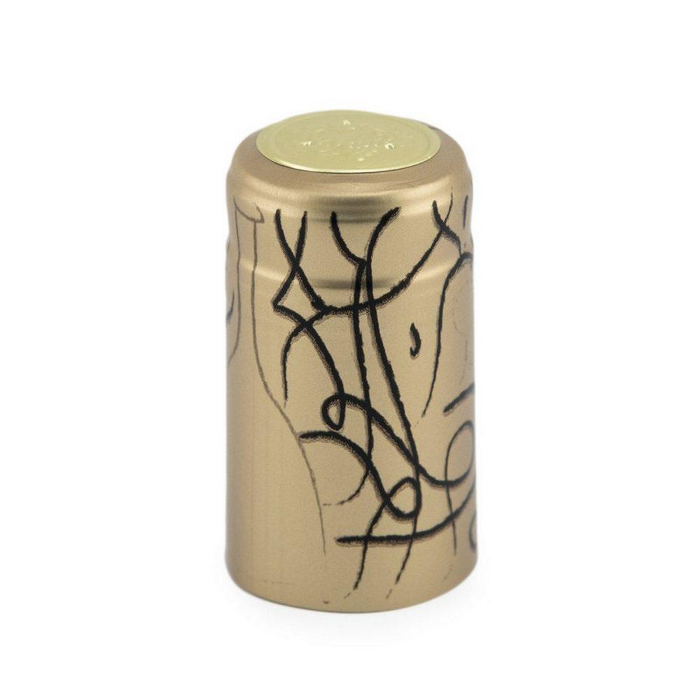 Gold Shrink Caps Pack of 100
