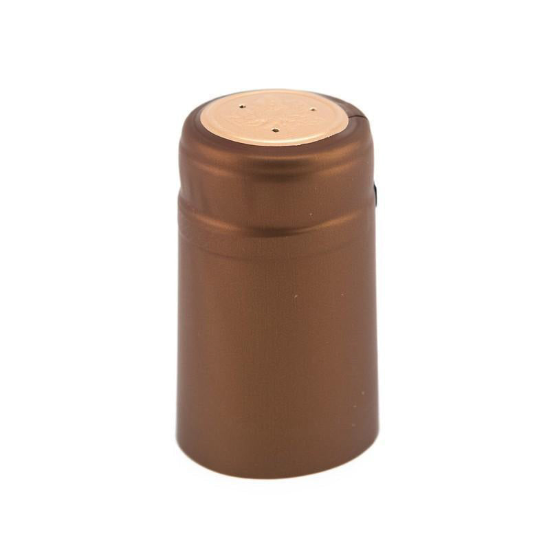 Brown and Bronze Shrink Caps Pack of 100