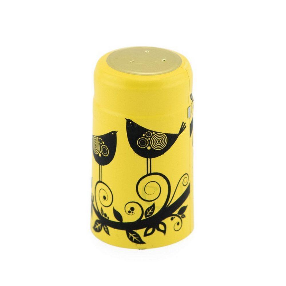 Orange and Yellow Shrink Caps Pack of 100