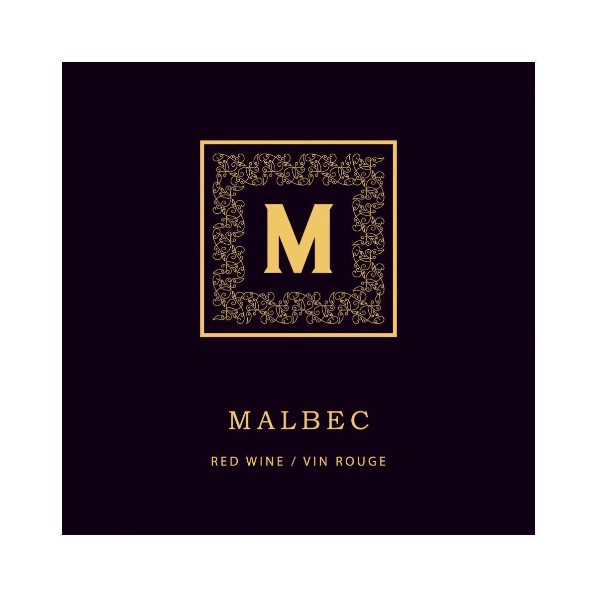Malbec Wine Labels | 30 per Pack
