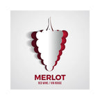 Merlot Wine Labels | 30 per Pack