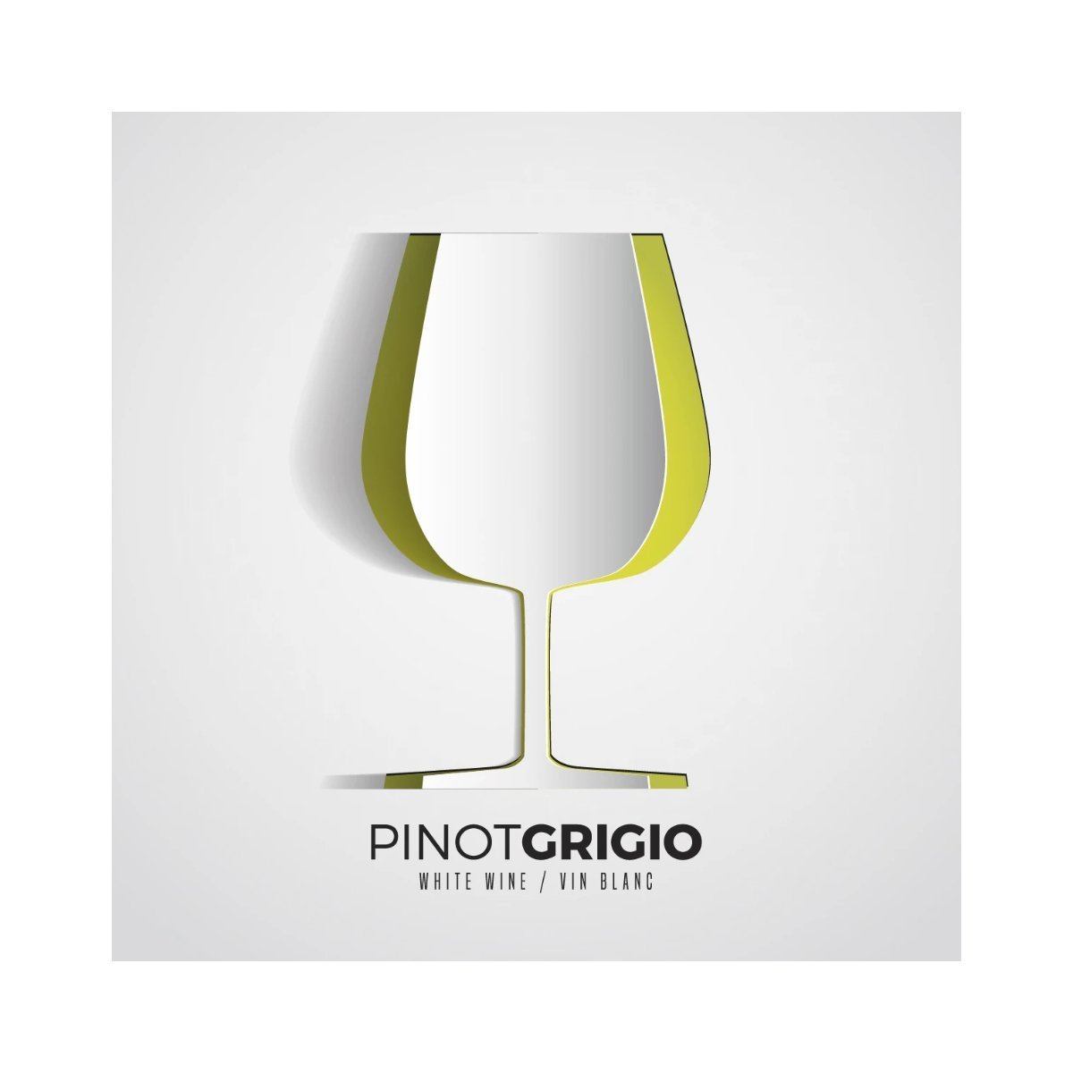 Pinot Grigio Wine Labels | 30 per Pack