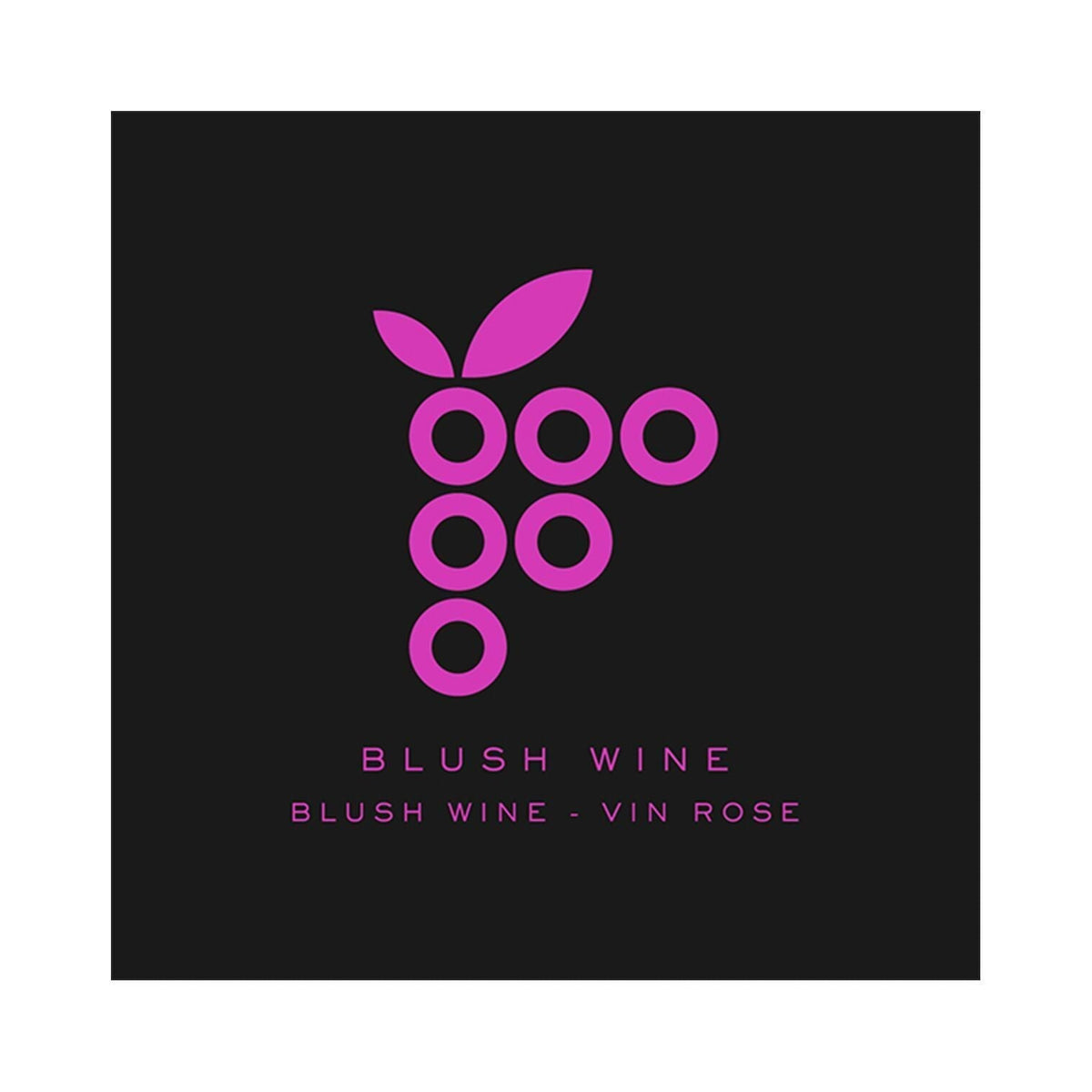 Blush Wine Labels | 30 per Pack