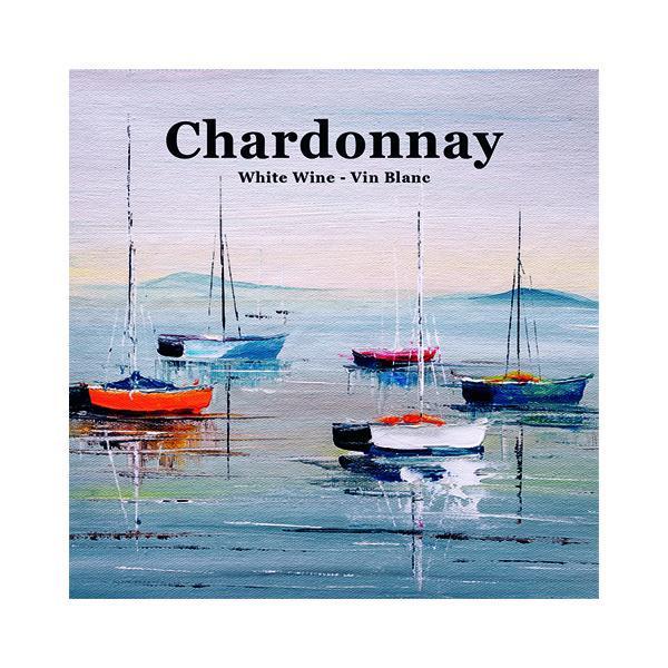 Chardonnay Wine Labels | 30 per Pack