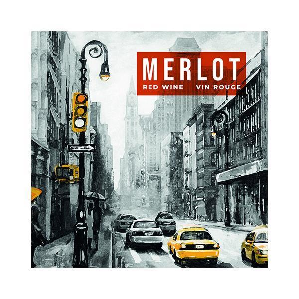 Merlot Wine Labels | 30 per Pack