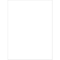 Blank White Labels 4 per Sheet