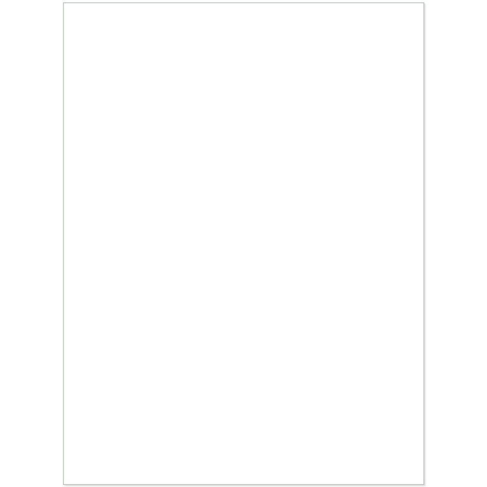 Blank White Labels 6 per Sheet